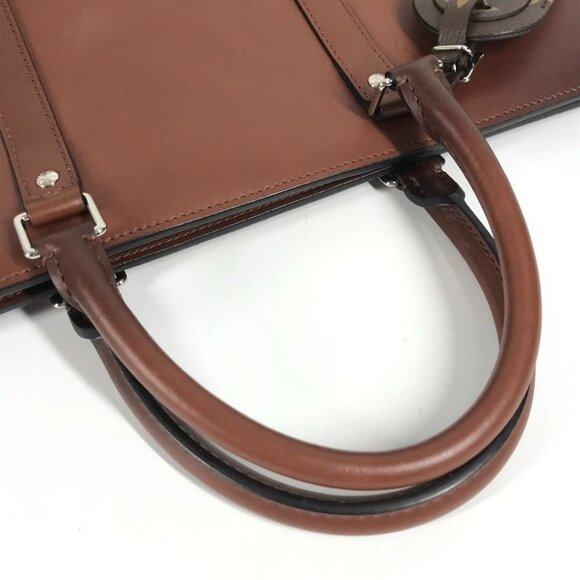 LOUIS VUITTON M55733 Monogram Sac Plat Horizontal Zip Hand Bag Business bag - Picture 9 of 15
